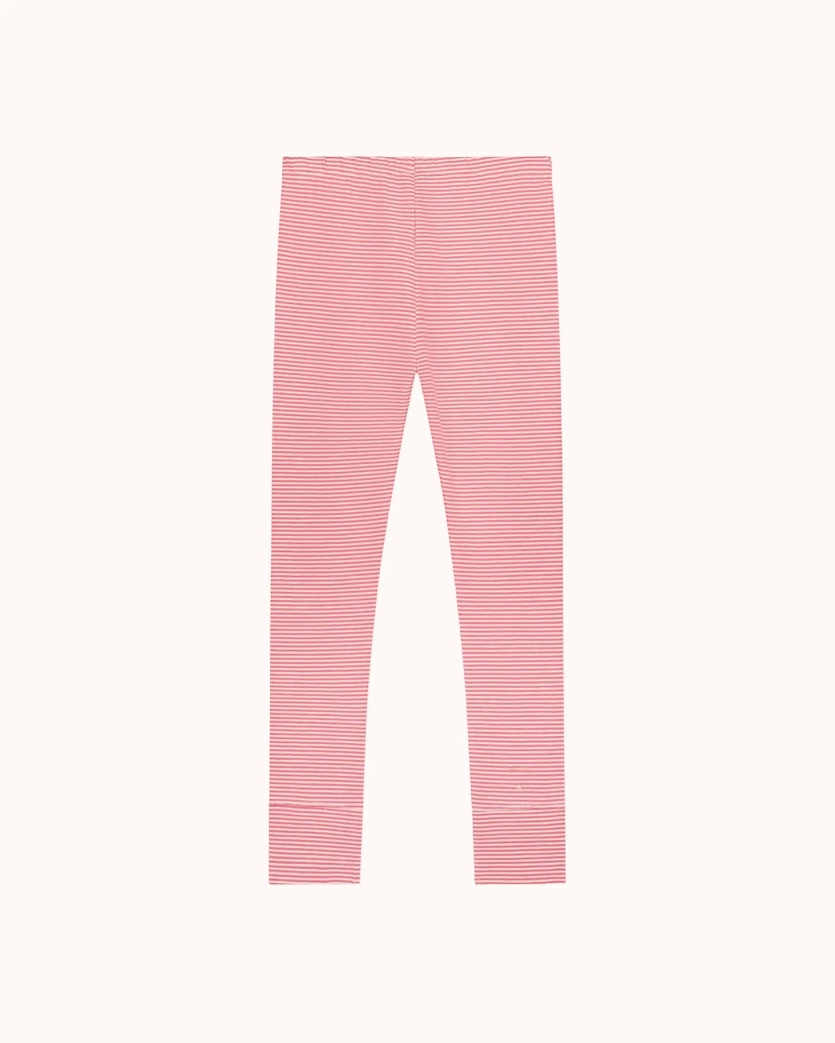 Leggings in cherry/cream