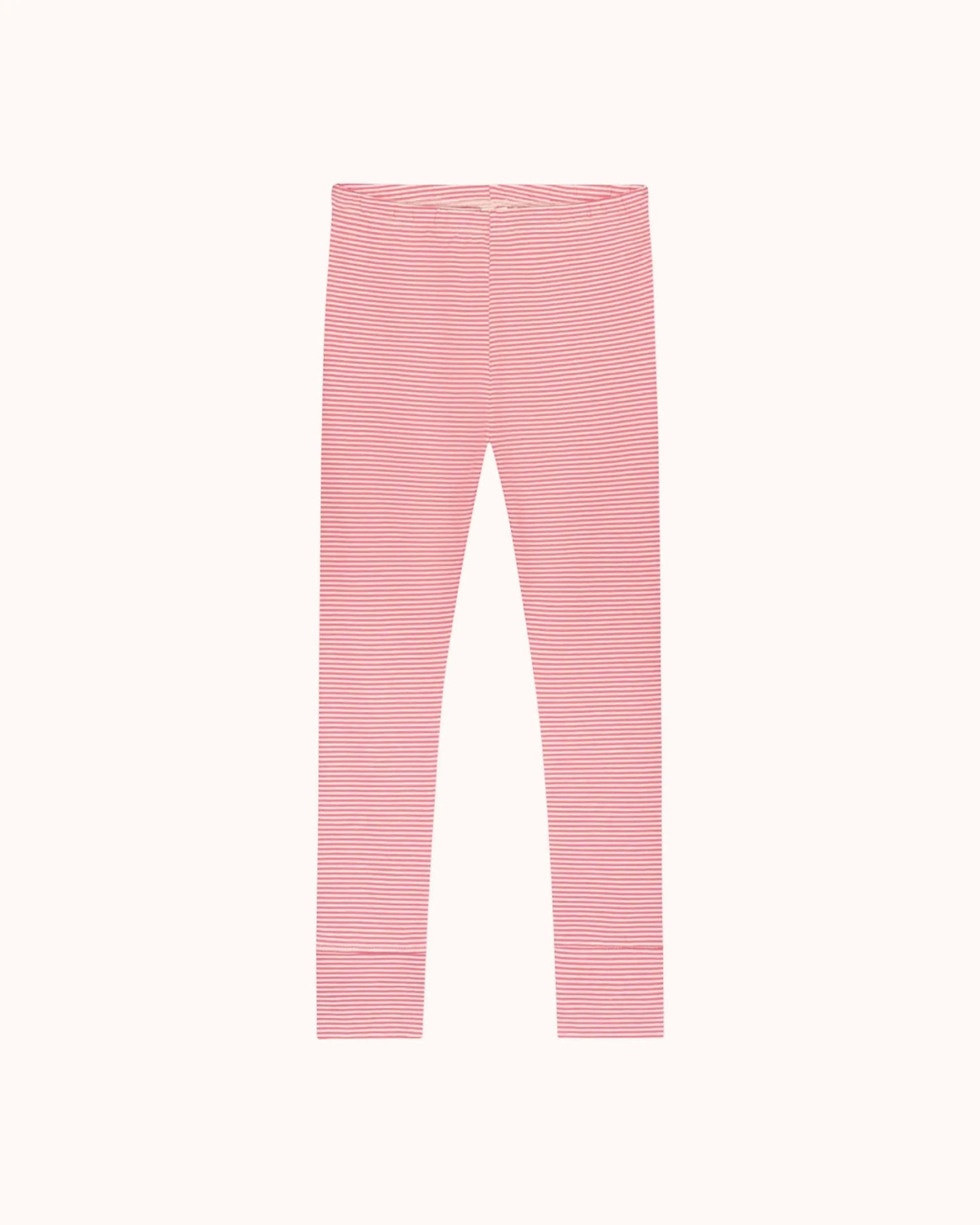 Leggings in cherry/cream