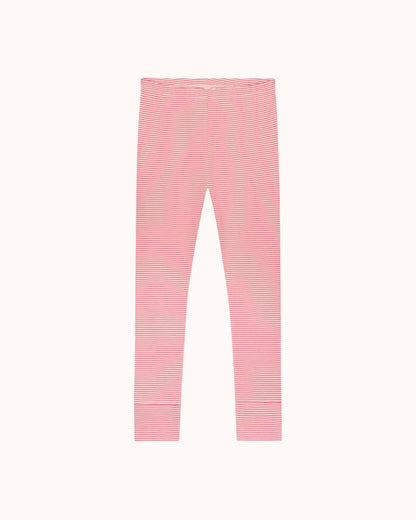 Leggings in cherry/cream