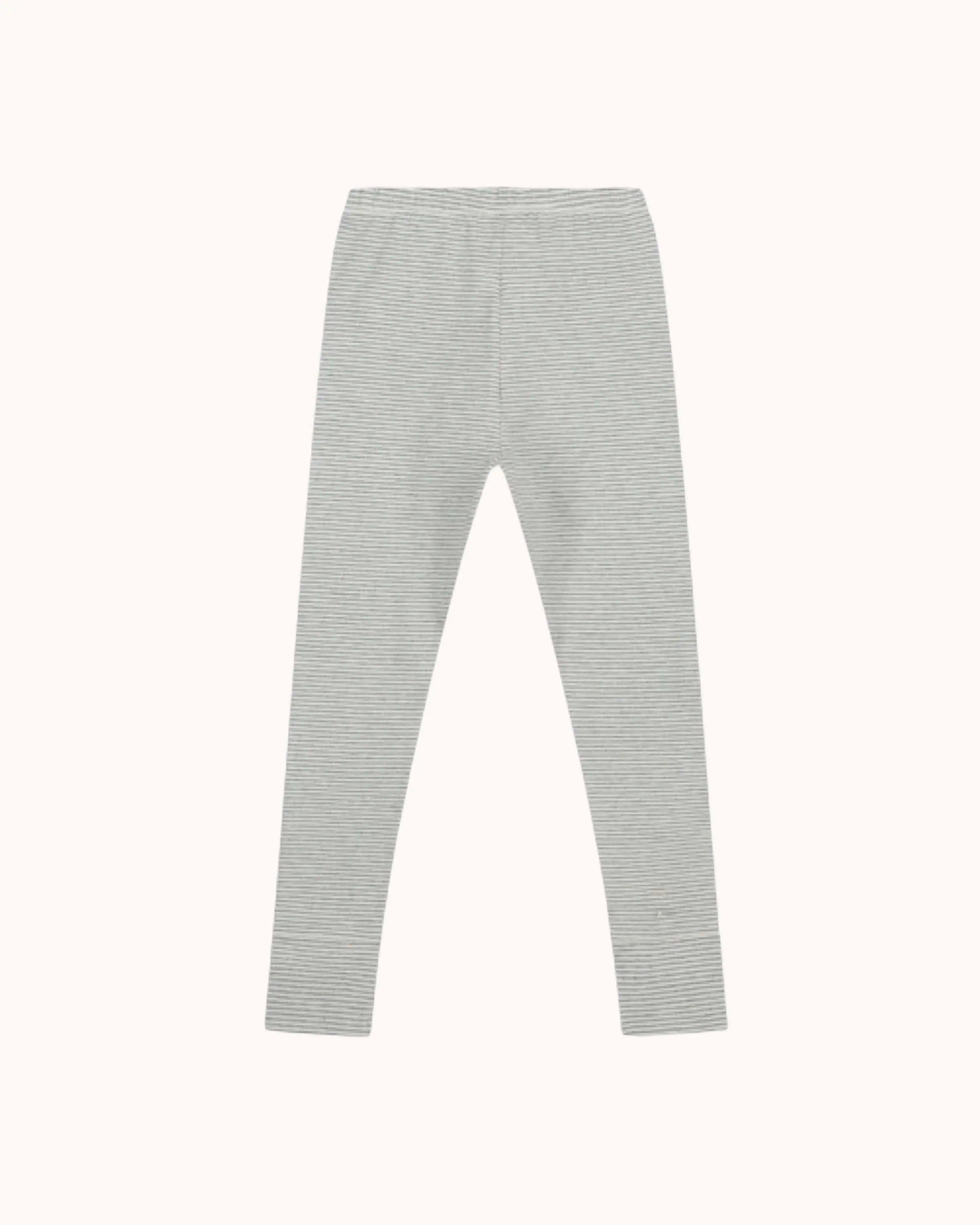 Leggings in grey melange/cream