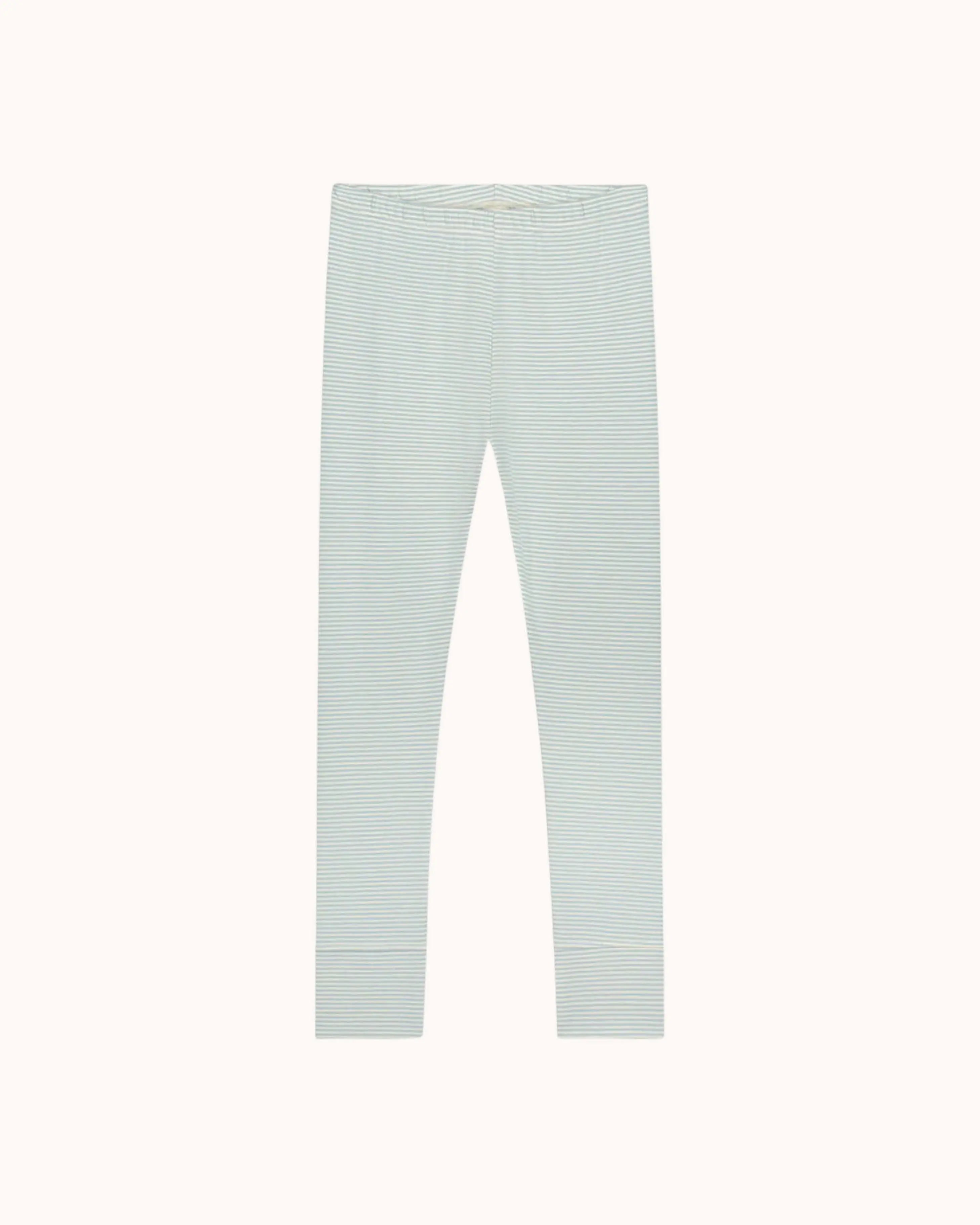 Leggings in sky/cream