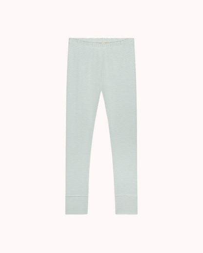 Leggings in sky/cream