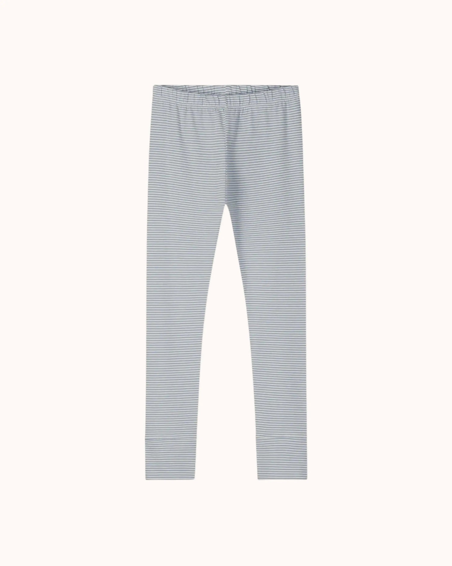 Leggings in stone gray/cream