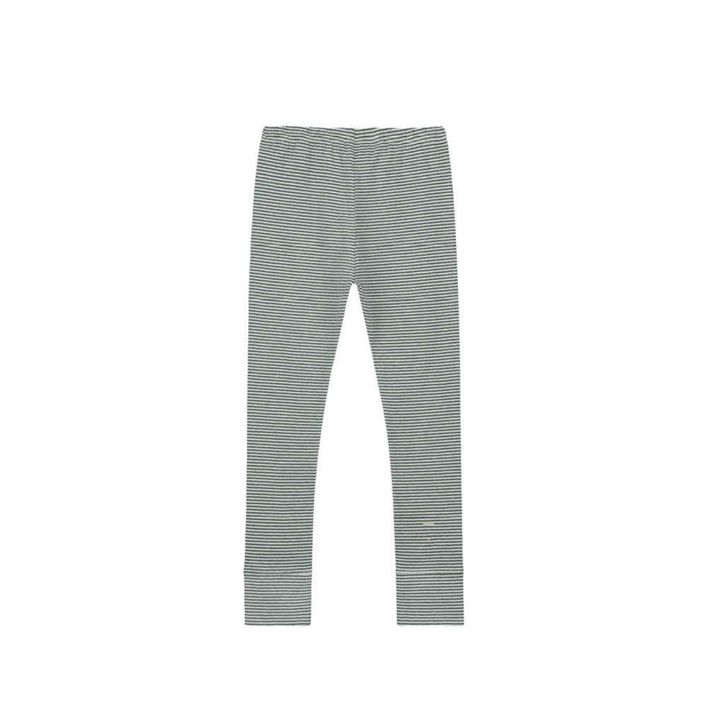 Leggings in blue grey/cream
