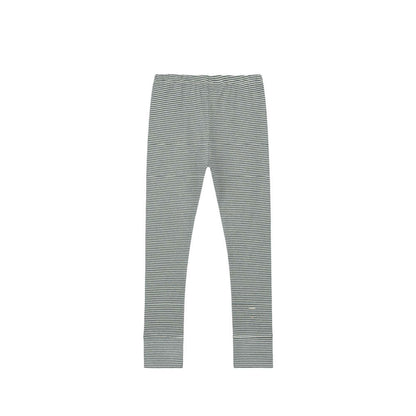 Leggings in blue grey/cream
