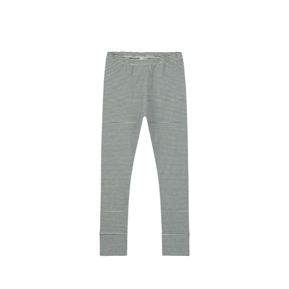 Leggings in blue grey/cream