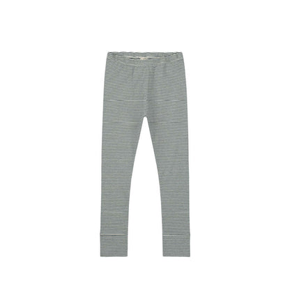 Leggings in blue grey/cream