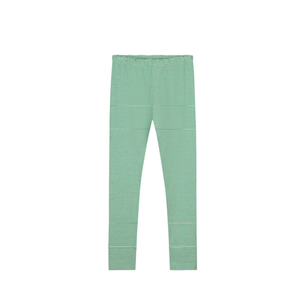 Leggings vert vif/crème