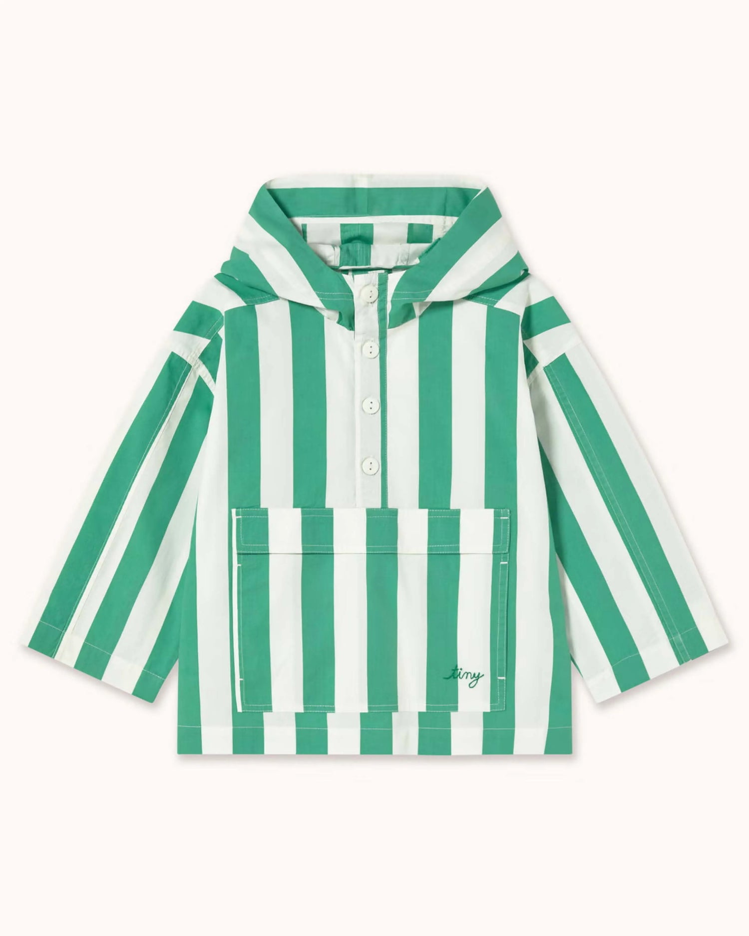 Light Jacket in emerald striped