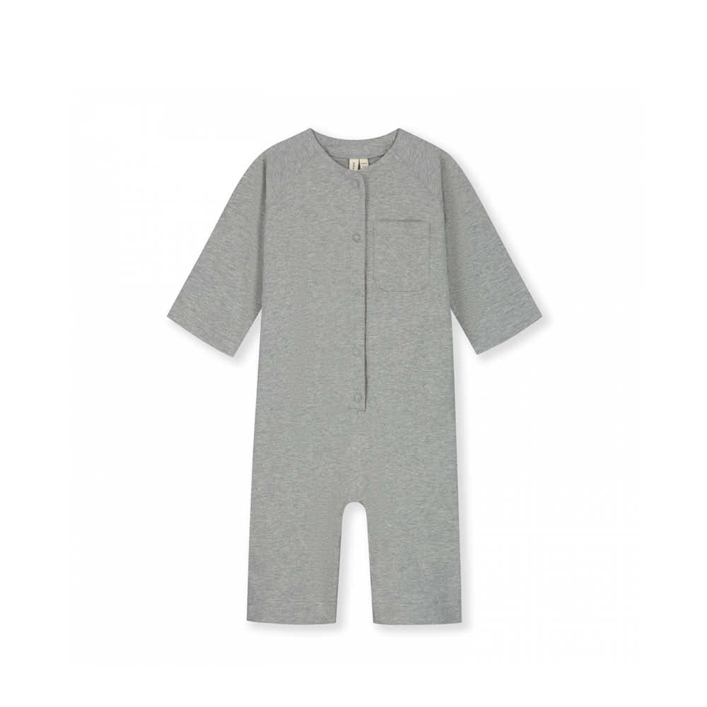 Baby Overall in grey melange