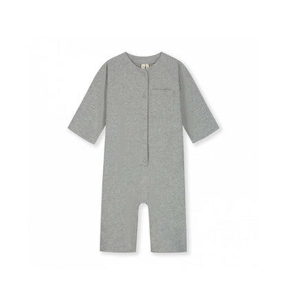 Combinaison bébé en gris chiné