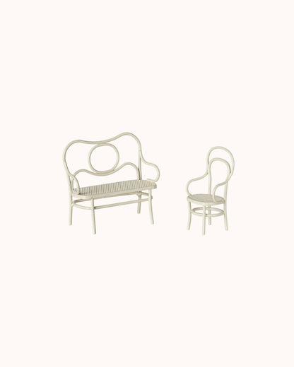 Mice Café Set in cream