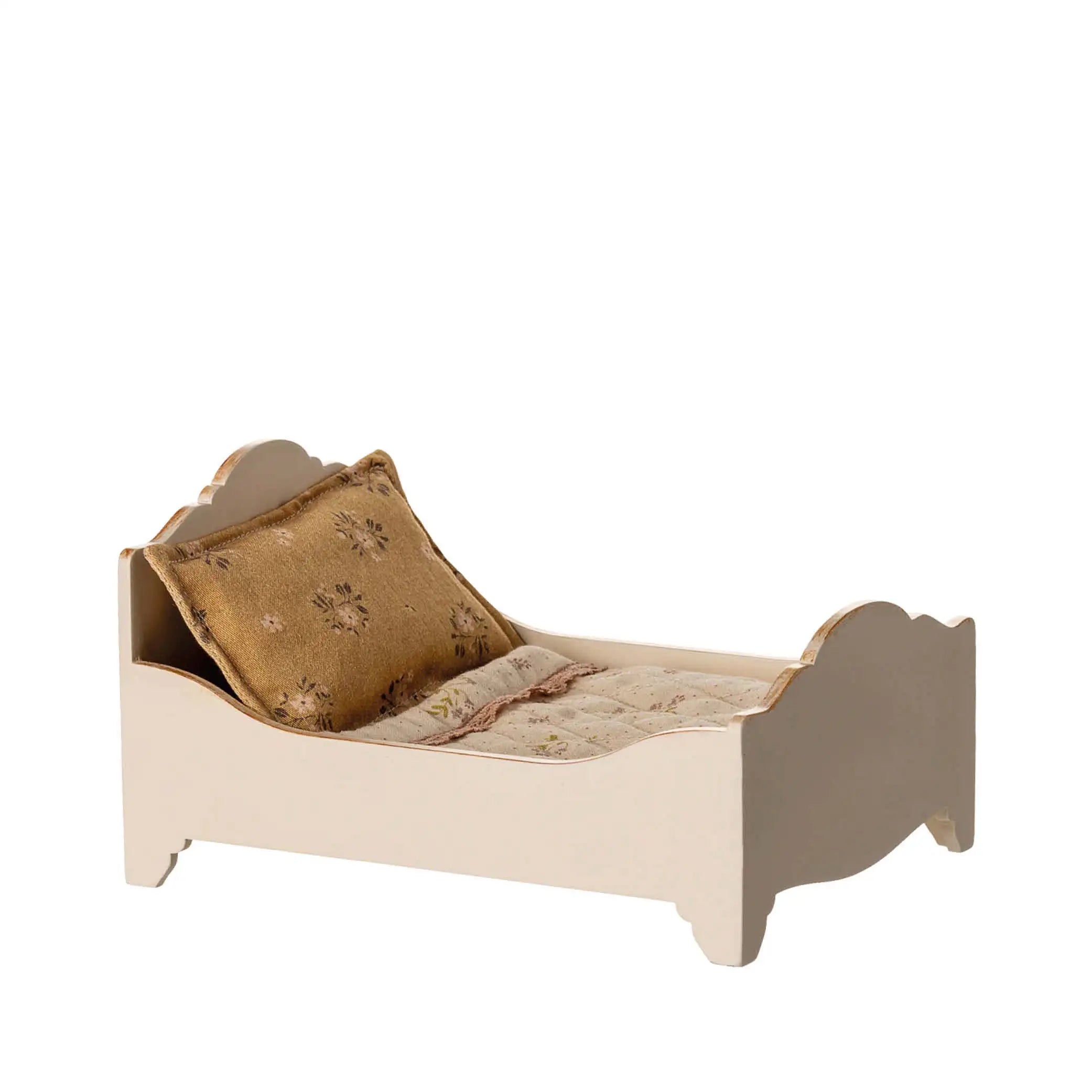 Mäuse Holzbett in creme