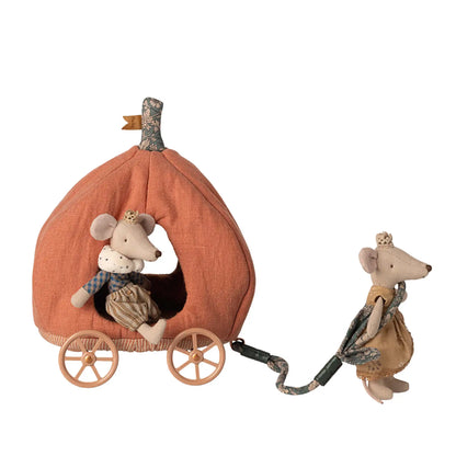 Mäuse Kürbiswagen