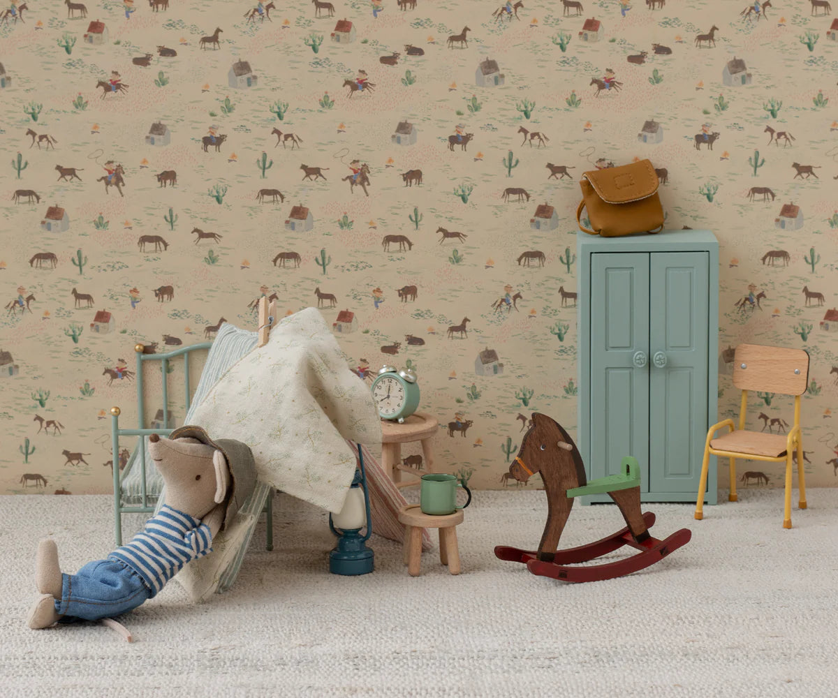 Mice Rocking Horse in brown