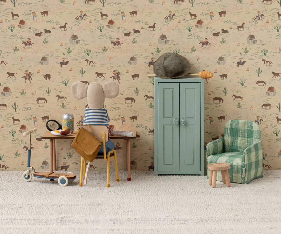 Mäuse Stuhl in gelb