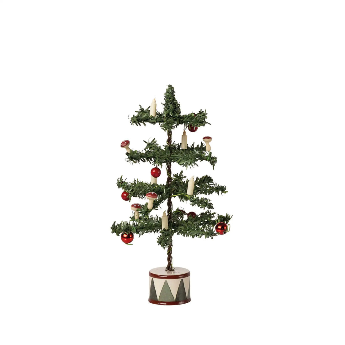 Mäuse Weihnachtsbaum mit Kerzen