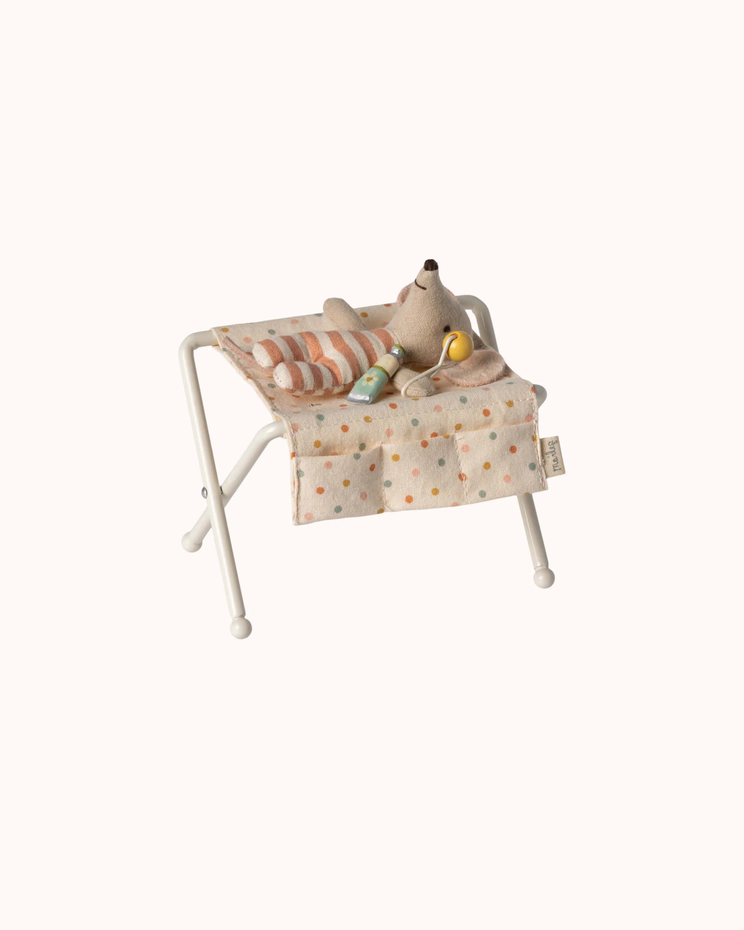 Mäuse Wickeltisch in off-white