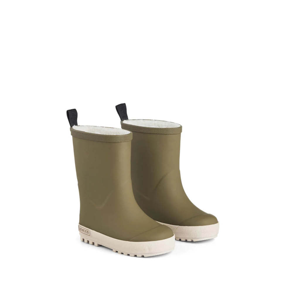 Thermo Rubber Boots Mason in a khaki/sandy mix