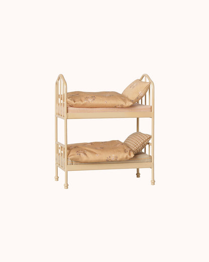 Mäuse Etagenbett in beige