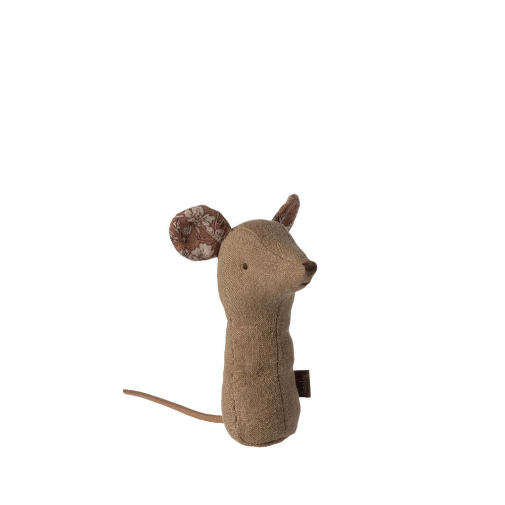 Lullaby Friends Rattle Mouse in light umber