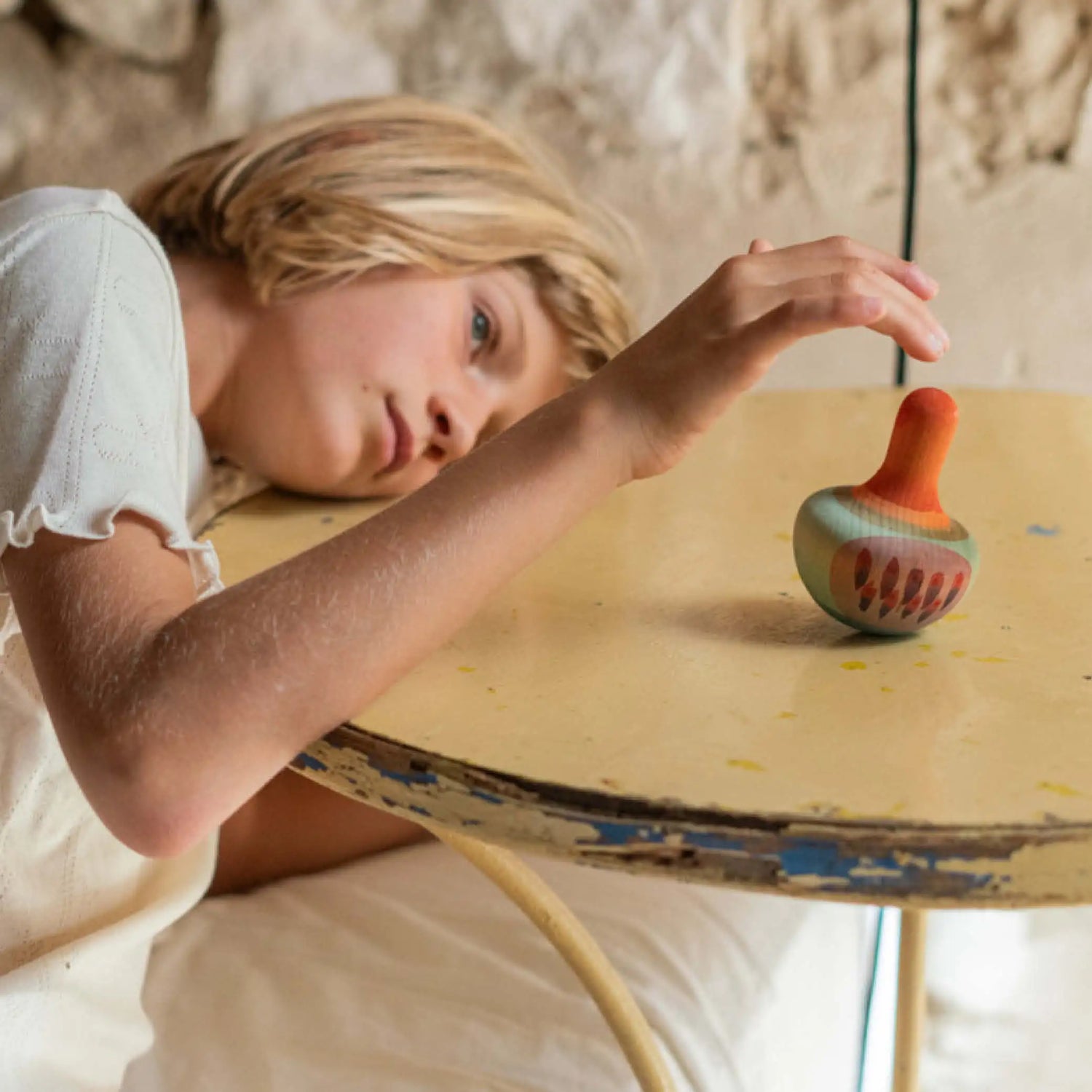 Mellow Orange Bird Kreisel