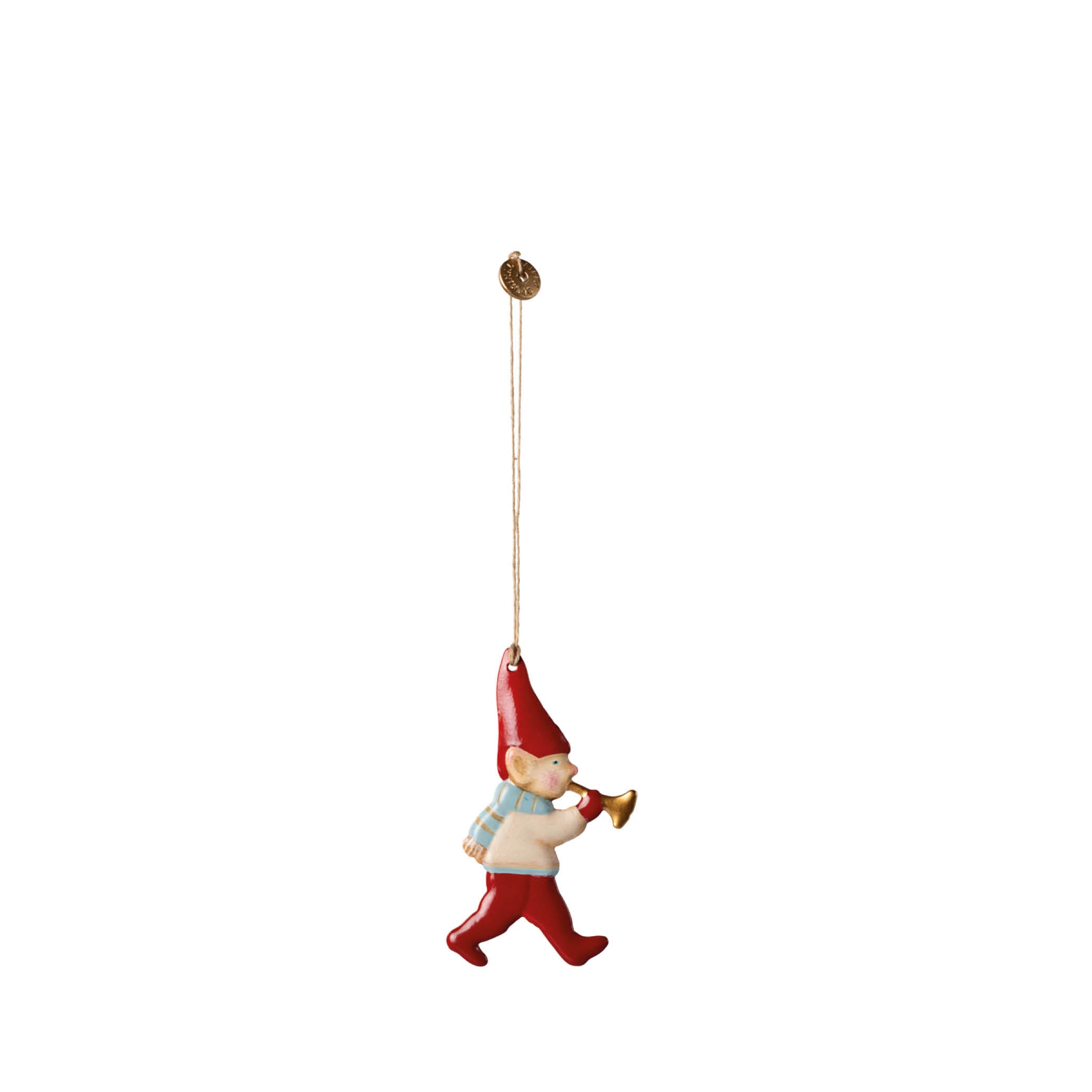 Ornament Pixy with Trumpet