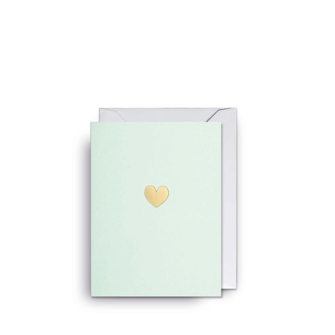 Golden Heart Mini Card