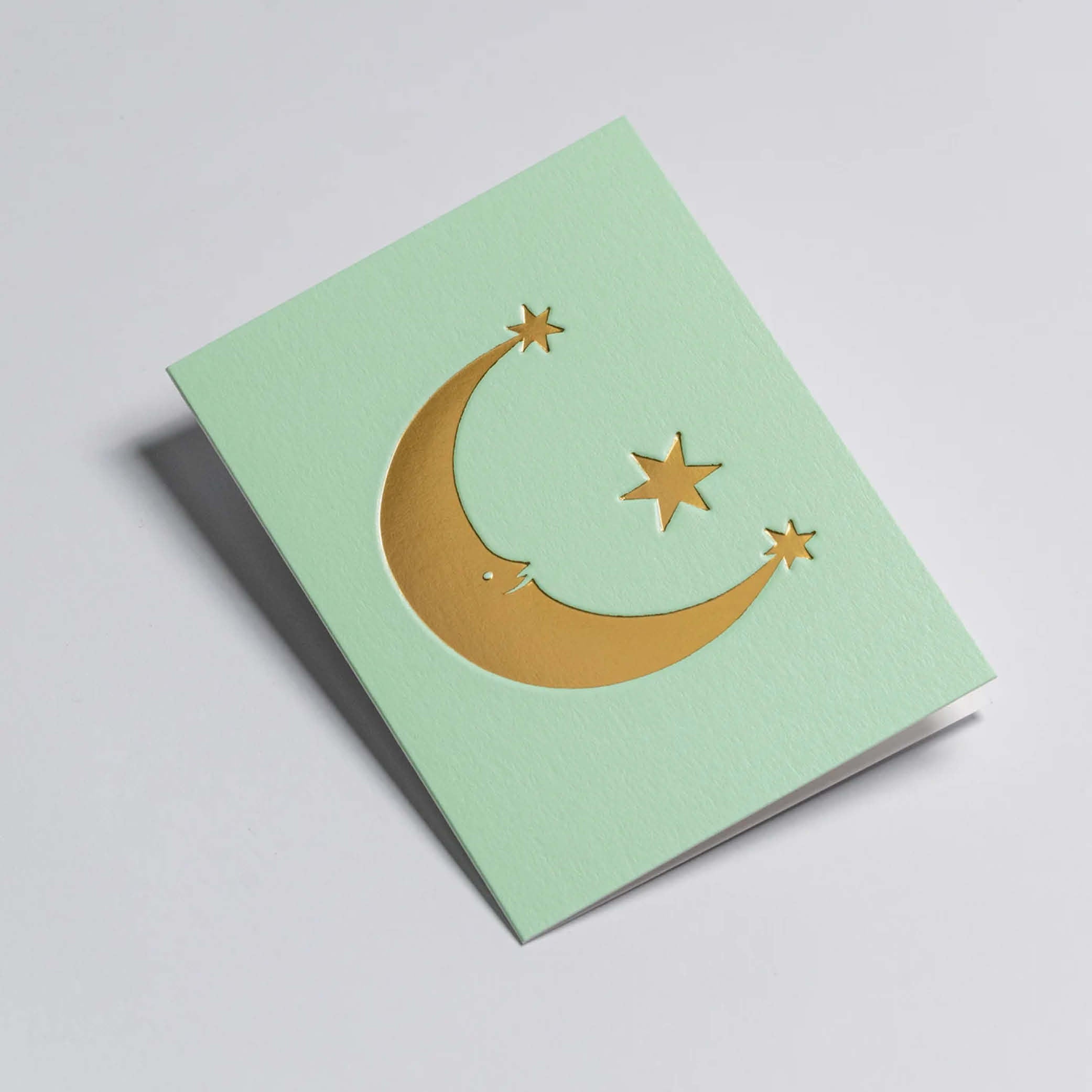 Mond &amp; Sterne Mini Karte
