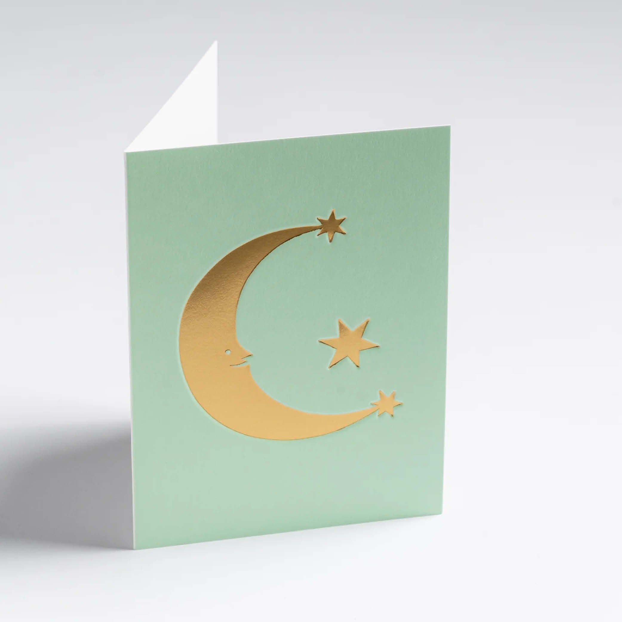Mond &amp; Sterne Mini Karte