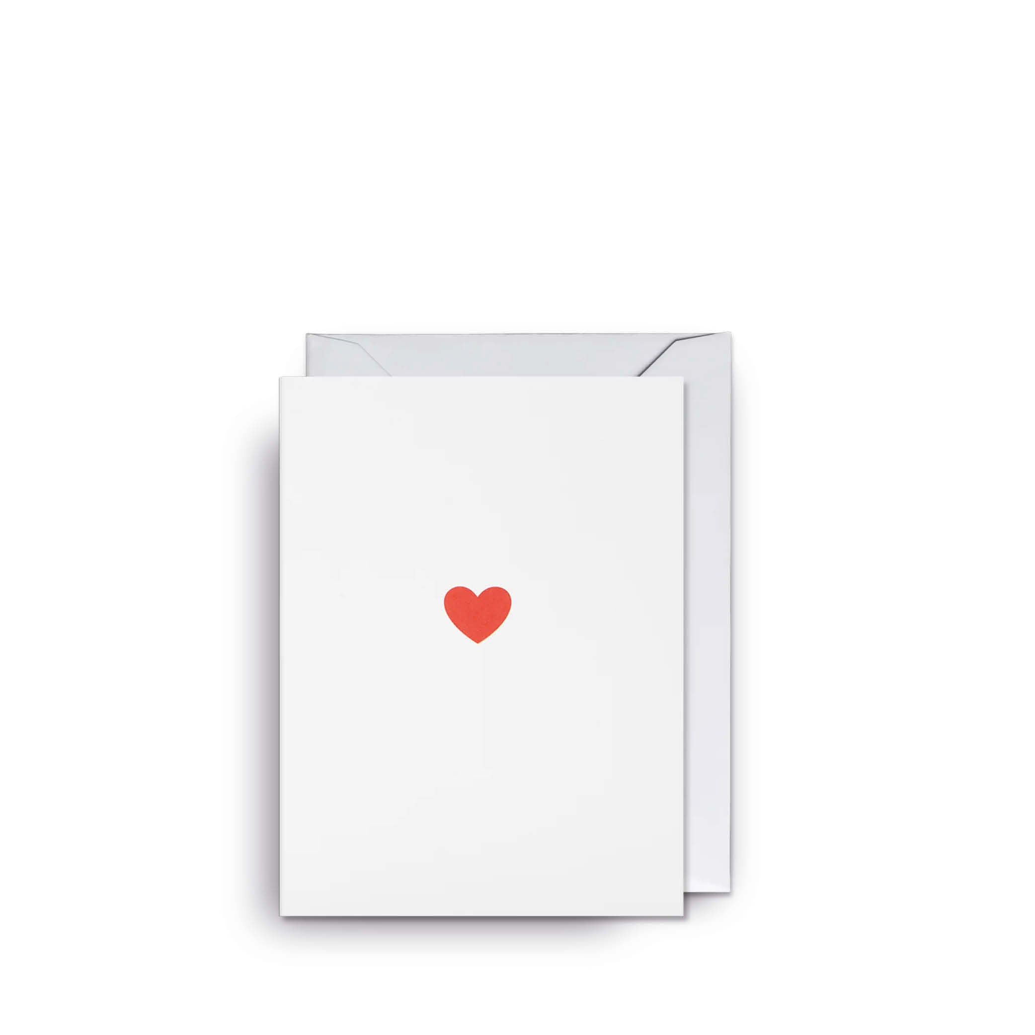 Rotes Herz Mini Karte