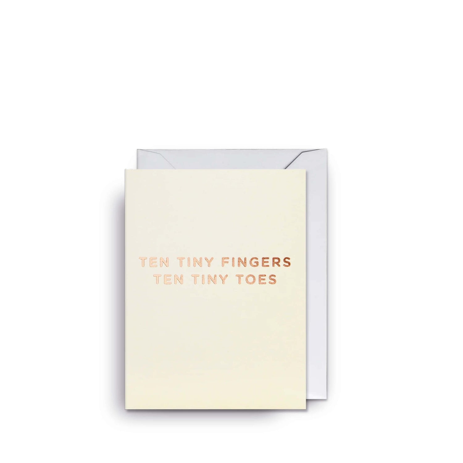 Ten Tiny Fingers, Ten Tiny Toes Mini Card