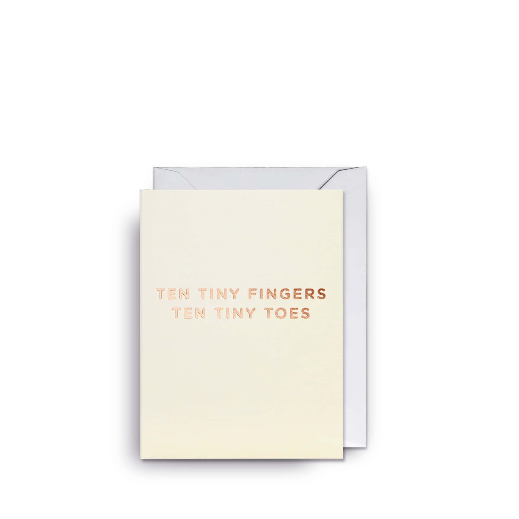 Ten Tiny Fingers, Ten Tiny Toes Mini Card
