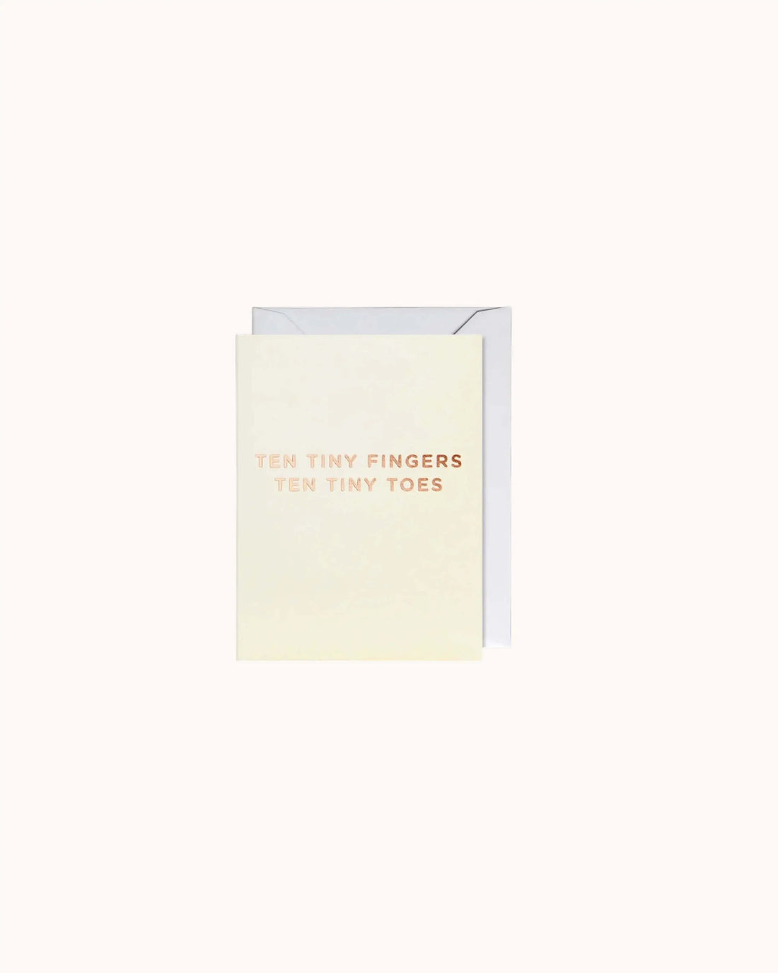 Ten Tiny Fingers, Ten Tiny Toes Mini Karte