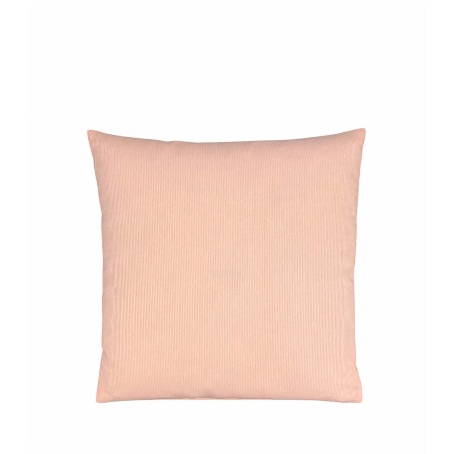 Mini Cushion with small neon orange/white Stripes