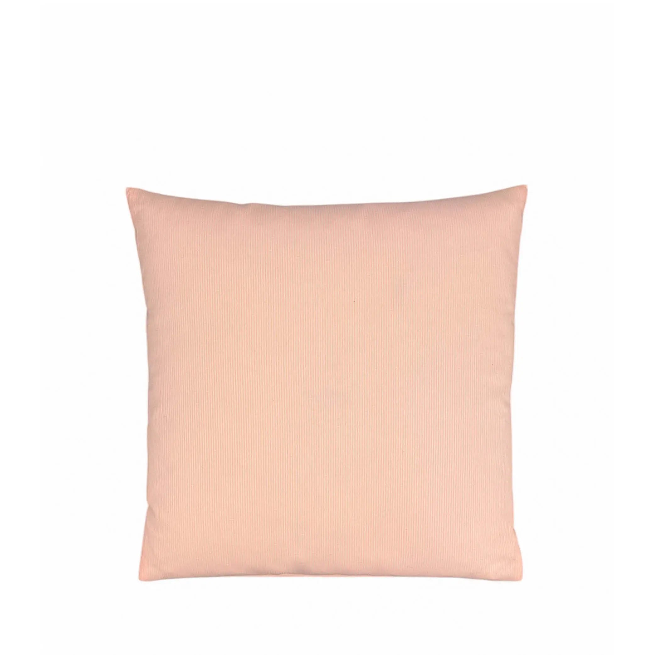 Mini Cushion with small neon orange/white Stripes