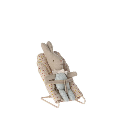 Lapin MY à carreaux bleus