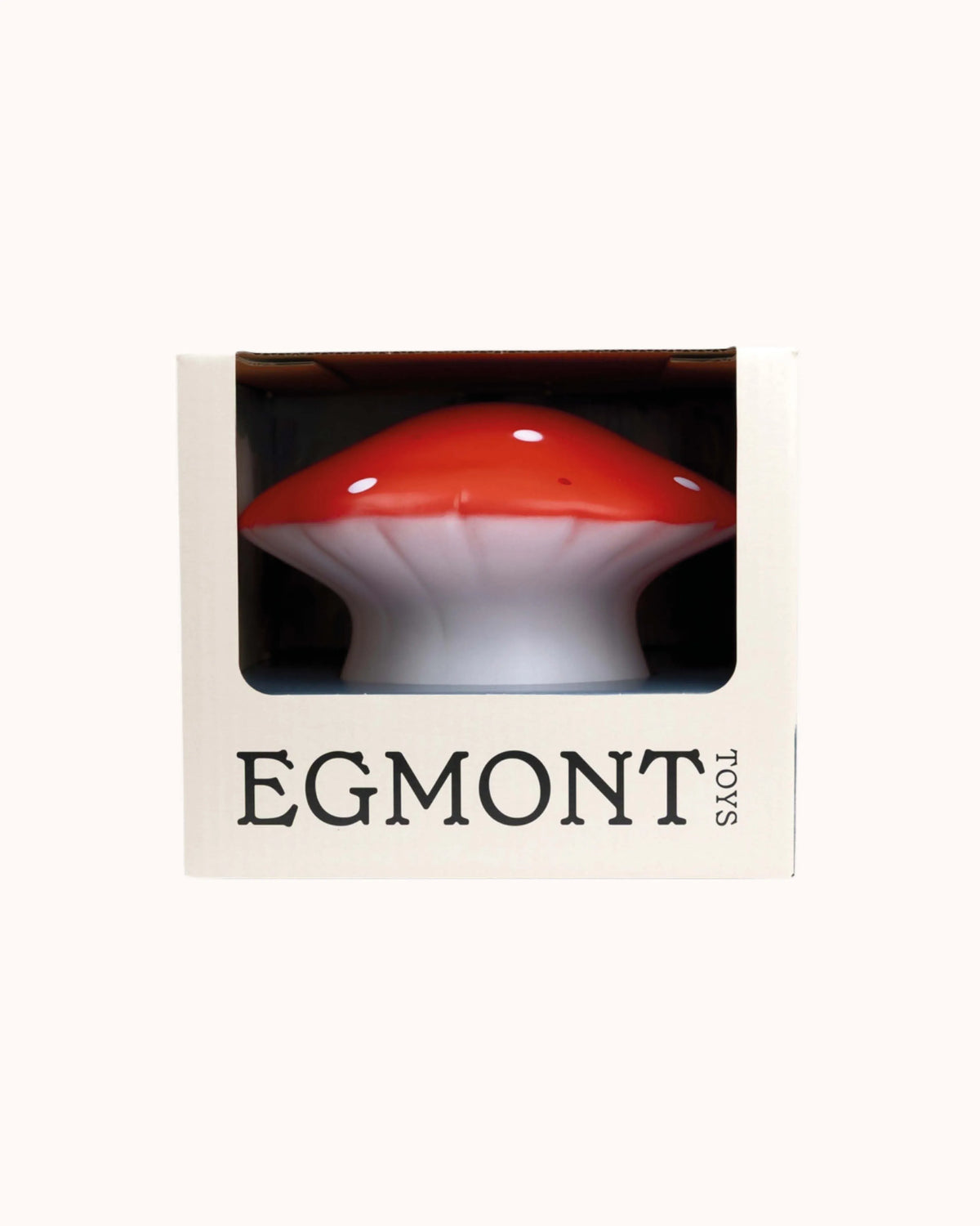 Mittelgroße Pilzlampe in rot