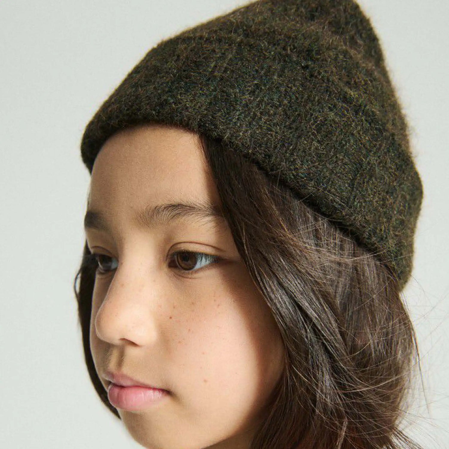 Beanie East in spruce melange