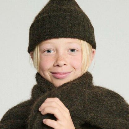 Beanie East in spruce melange