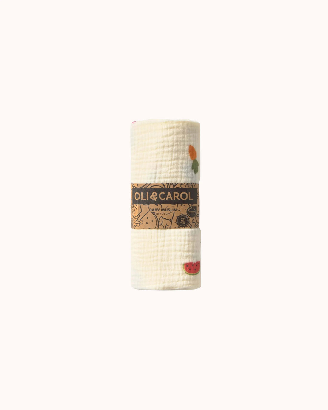 Musselin Swaddle Fruits &amp; Veggies