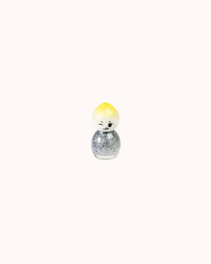 Kinder Nagellack Suki in silber Glitzer