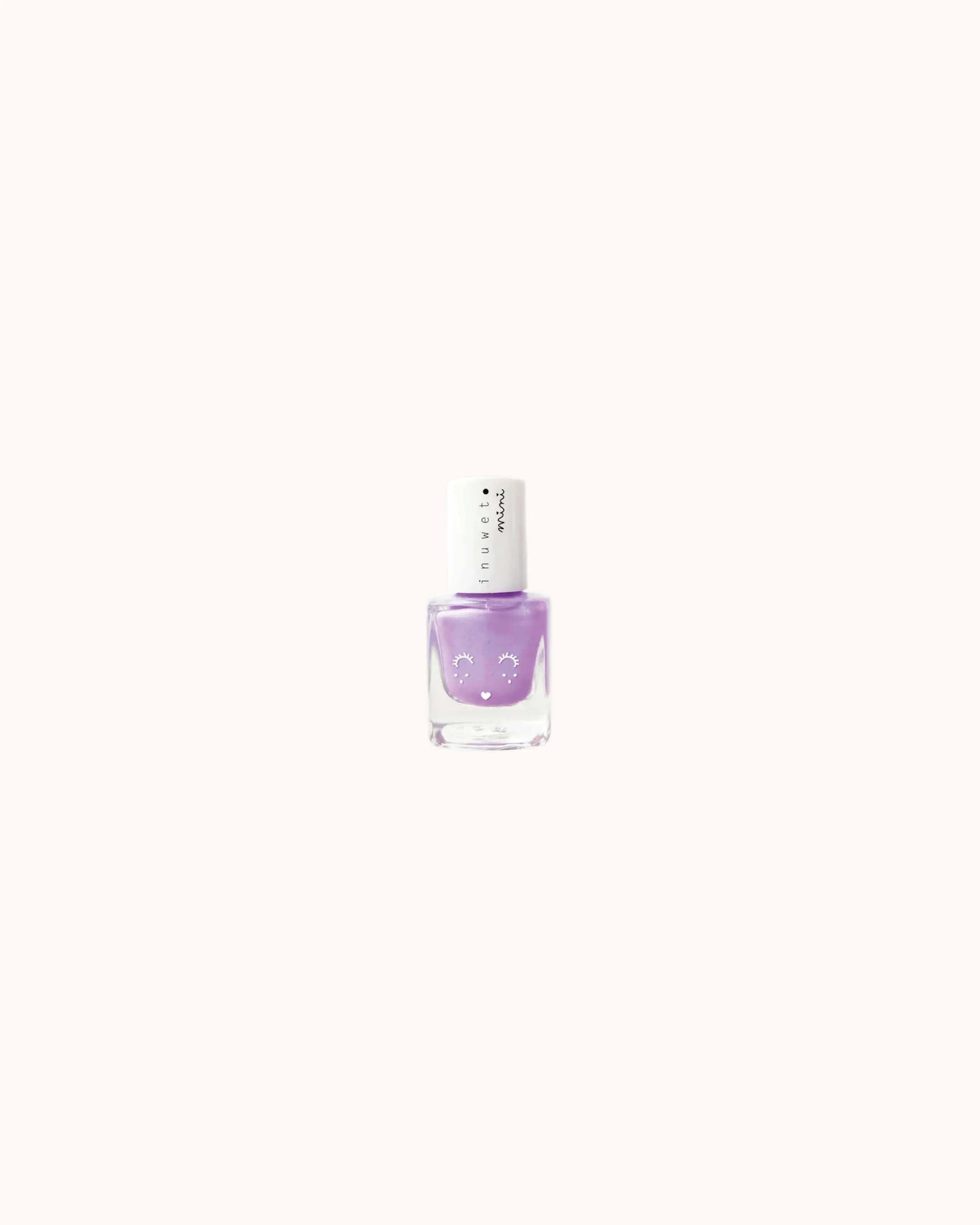 Kinder Nagellack mit Blaubeer-Duft in flieder Glitzer