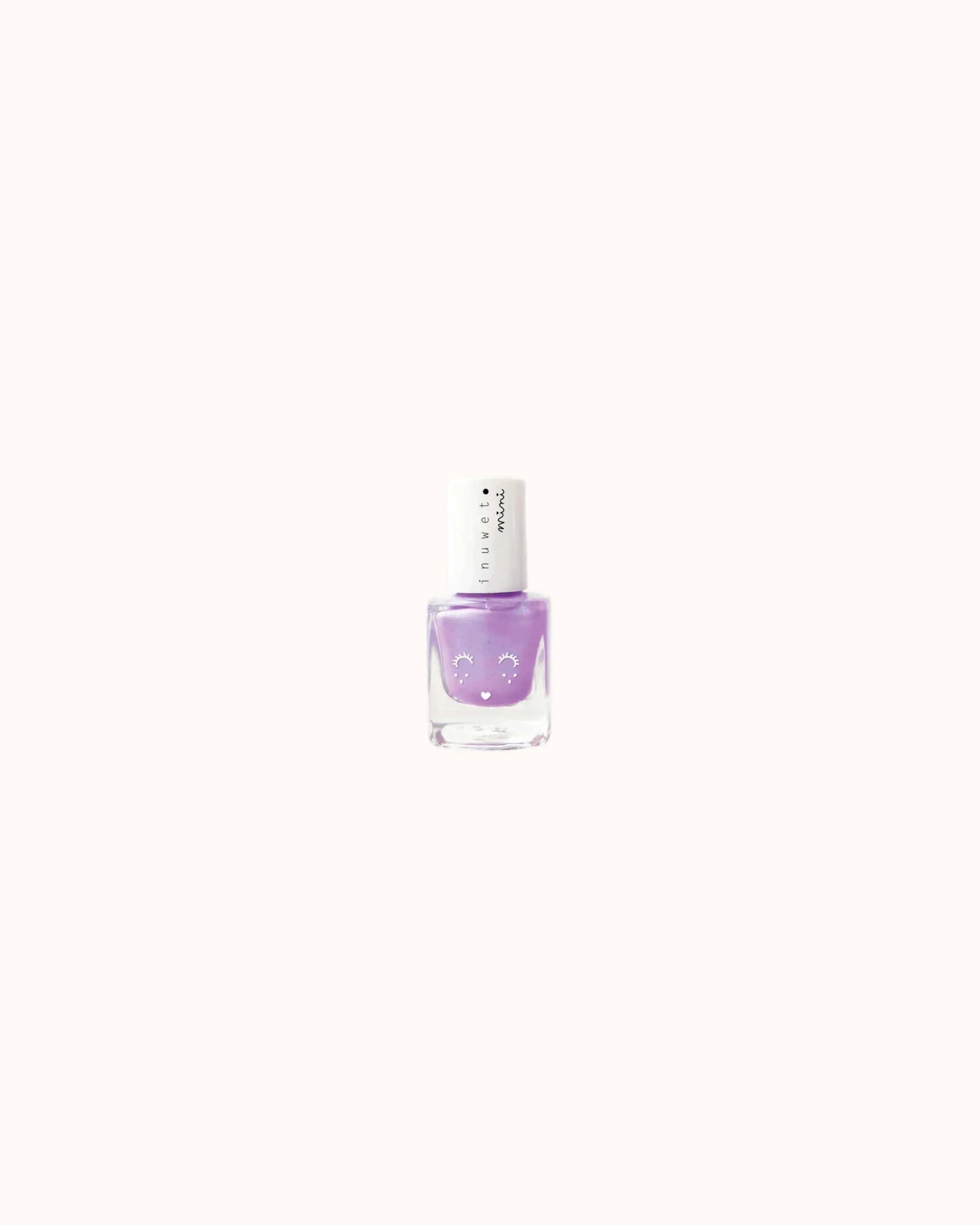 Kinder Nagellack mit Blaubeer-Duft in flieder Glitzer