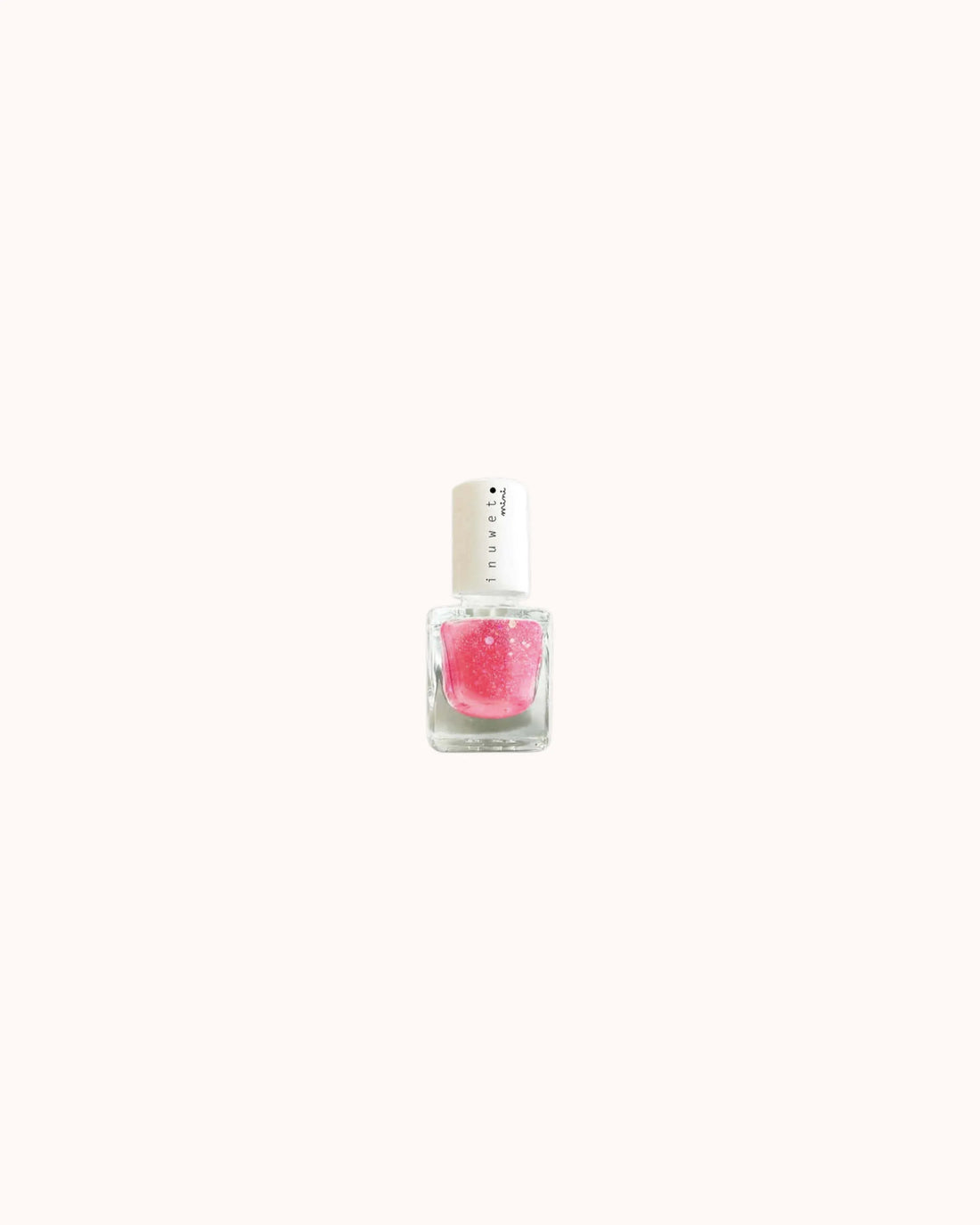 Kinder Nagellack mit Erdbeer-Duft in pink Glitzer