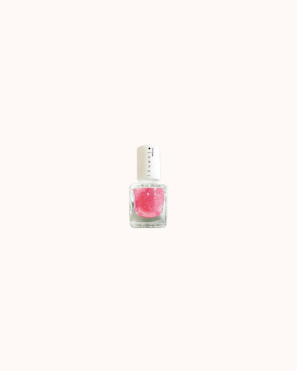 Kinder Nagellack mit Erdbeer-Duft in pink Glitzer