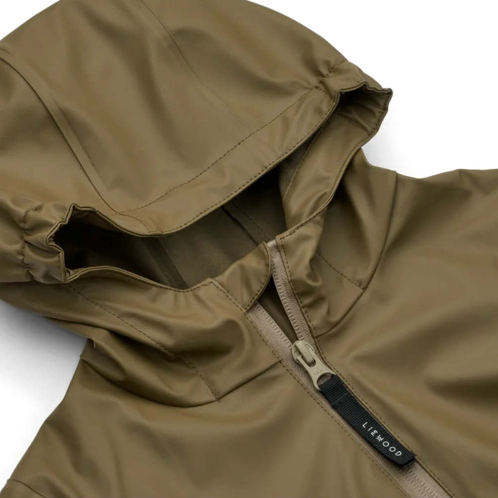 Nahuel long Raincoat in khaki