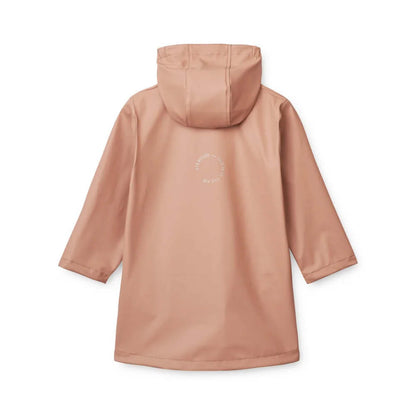 Nahuel long Raincoat in dark rose