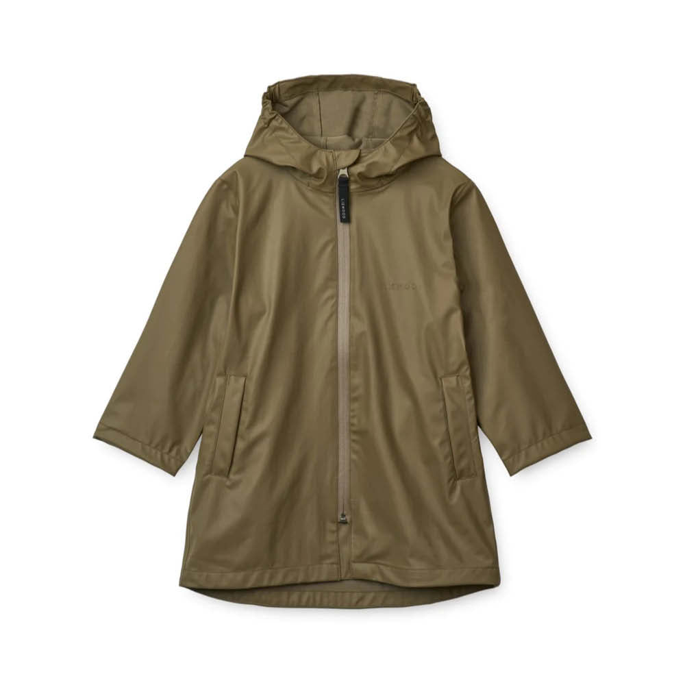 Nahuel long Raincoat in khaki