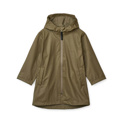Nahuel long Raincoat in khaki